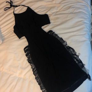 Black Tobi halter dress